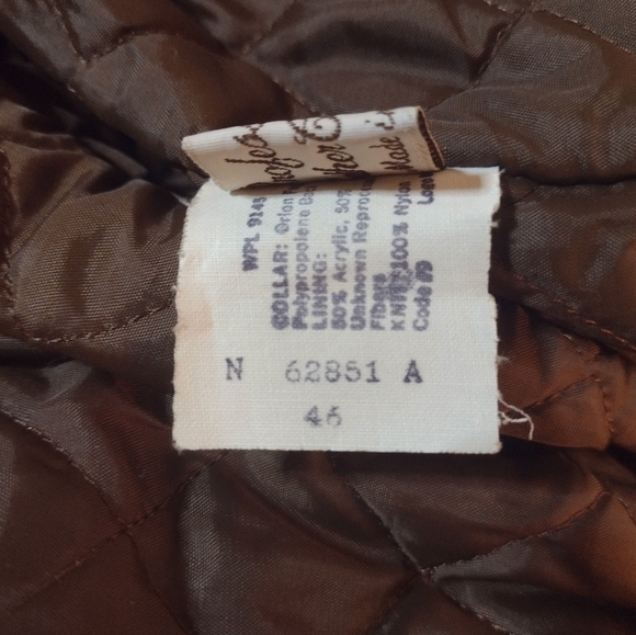 Vintage Oakton Leather Bomber Size 46 EUC - Picture 4 of 7